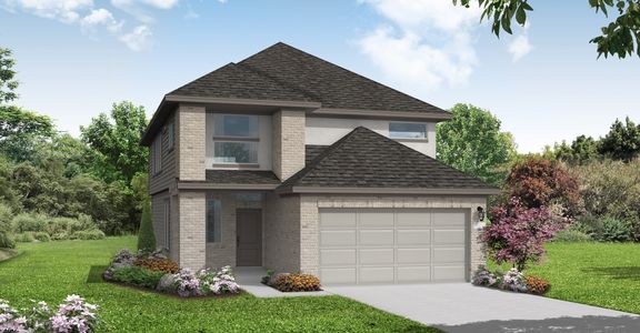 New construction Single-Family house Axtell (2214-HV-30), 446 Lake Day Drive, Conroe, TX 77304 - photo