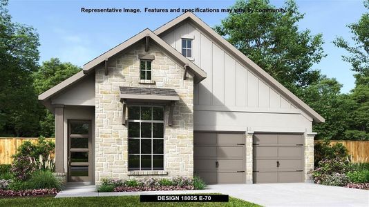 New construction Single-Family house Design 1800S, 108 Villoria Cove, Liberty Hill, TX 78642 - photo
