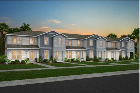 New construction Townhouse house 14527 Orchid Island Drive, Orlando, FL 32827 Trailwood- photo 0