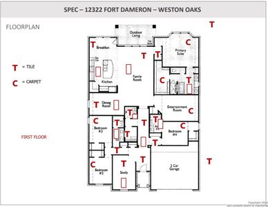 New construction Single-Family house 12322 Fort Dameron, San Antonio, TX 78245 Chesterfield Plan- photo 2 2