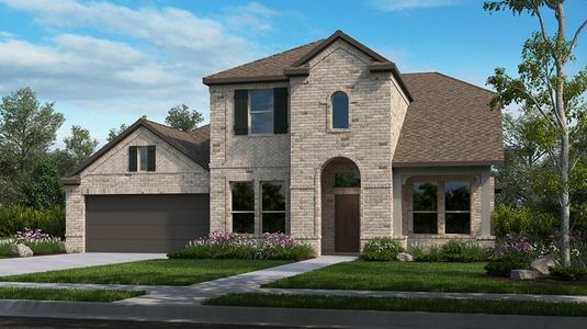 New construction Single-Family house 1413 Caylea Bluff Lane, Georgetown, TX 78628 Amber- photo 0