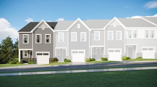 New construction Townhouse house Carson II, 1721 Golden Honey Drive, Wake Forest, NC 27587 - photo