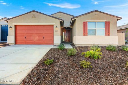 New construction Single-Family house 41675 W Cathedral Rock Pass, Maricopa, AZ 85138 Lark- photo 0