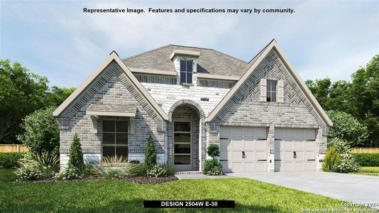 New construction Single-Family house 1848 Gyst Road, Seguin, TX 78155 Design 2504W- photo 3 3