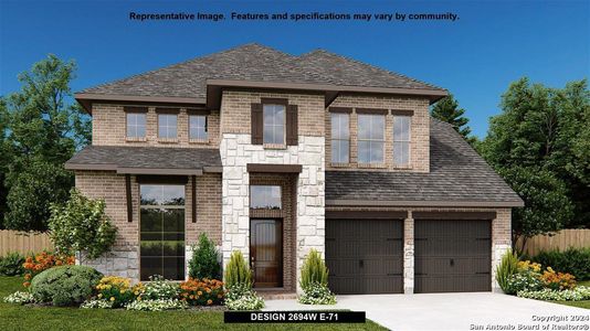 New construction Single-Family house 9410 Luke Path, San Antonio, TX 78254 Design 2694W- photo 0 0