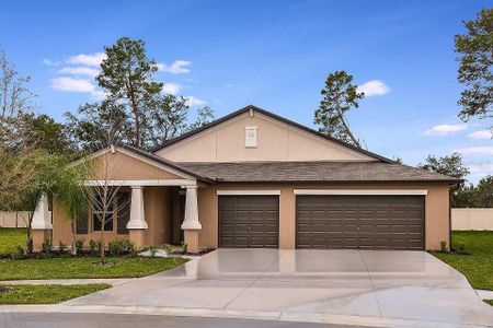 New construction Single-Family house 1807 Blue Orchid Avenue, Plant City, FL 33565 Santa Fe- photo 0