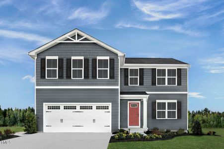 New construction Single-Family house 4465 Captain Falls Drive, Raleigh, NC 27610 Birch- photo 0