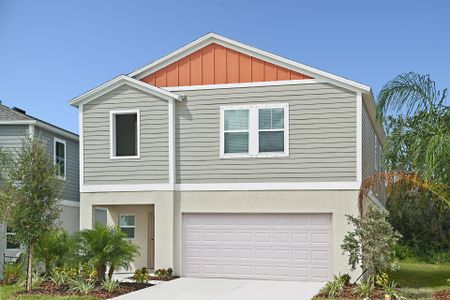 New construction Single-Family house 3712 Dusty Miller Place, Haines City, FL 33844 - photo 0