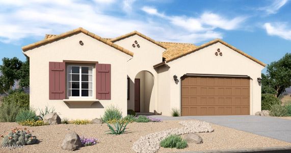 New construction Single-Family house 20640 W Palo Verde Drive, Buckeye, AZ 85396 Cardinal- photo 0