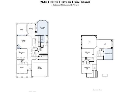 New construction Single-Family house 2618 Cotton Drive, Katy, TX 77493 Middleton Plan- photo