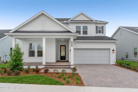 New construction Single-Family house 5297 Piney Woods Way, Jacksonville, FL 32224 The Saw Mill- photo 0