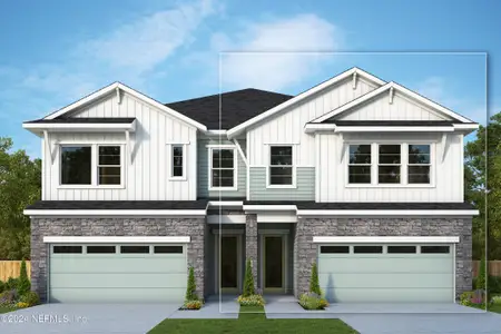 New construction Townhouse house 10057 Element Road, Jacksonville, FL 32256 Acosta- photo 0