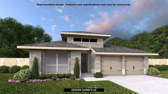 New construction Single-Family house 2438W, 415 Coyote Creek Way, Kyle, TX 78640 - photo