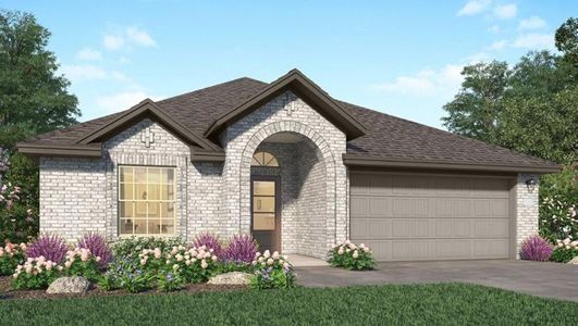 New construction Single-Family house 22616 Hackberry Leaf Drive, New Caney, TX 77357 Lantana II- photo 0 0