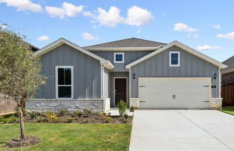 New construction Single-Family house 7037 Outpost Pass Place, Fort Worth, TX 76120 Orchard- photo 0