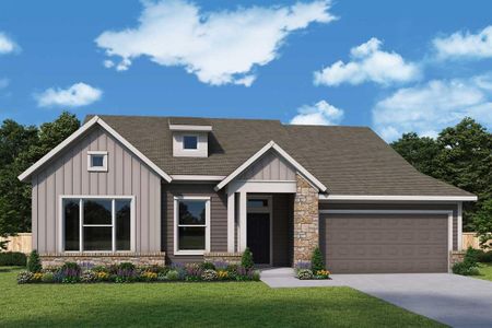 New construction Single-Family house 186 Flowering Senna Dr, Buda, TX 78610 The Carrington- photo 0