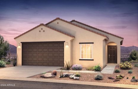 New construction Single-Family house 5013 S 251St Drive, Buckeye, AZ 85326 Marigold- photo 0 0