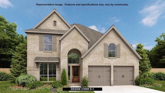 New construction Single-Family house 9915 Magnolia Estates Lane, Manvel, TX 77578 Design 3190W- photo 1 1