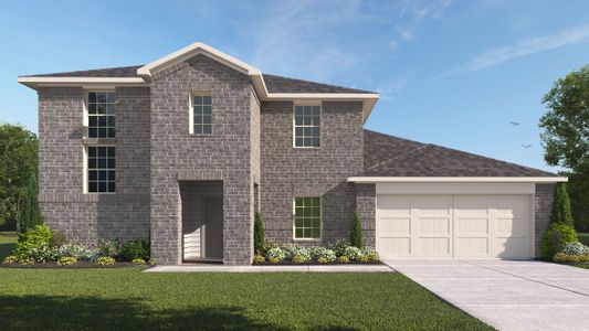 New construction Single-Family house The Lancaster, 2412 Cattle Baron Trail, Leander, TX 78641 - photo