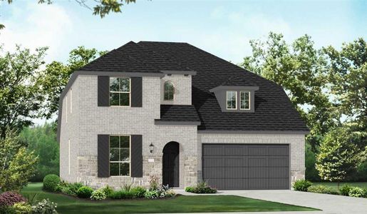 New construction Single-Family house 5034 Woodland Ranch Drive, Iowa Colony, TX 77583 Richmond Plan- photo 0