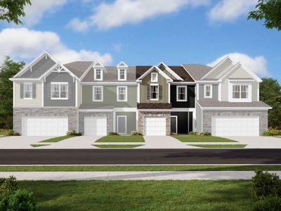 New construction Townhouse house 3563 Nimbell Road, Monroe, NC 28110 Manchester- photo 4 4