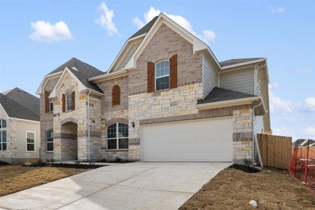 New construction Single-Family house 115 Caponi Fish Ln, Hutto, TX 78634 William Homeplan- photo 3 3