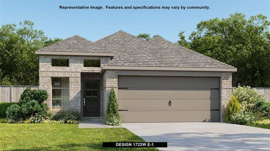 New construction Single-Family house 321 Rockrose Path, Willis, TX 77318 Design 1722W- photo 0