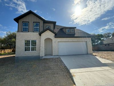 New construction Single-Family house 16230 Athens Cape, San Antonio, TX 78247 Katy Homeplan- photo 0