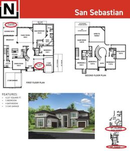 New construction Single-Family house 24710 Celestial Lily Drive, Katy, TX 77493 San Sebastian- photo 3 3