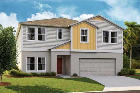 New construction Single-Family house 12851 Halter Steer Road, Lithia, FL 33547 Mariana- photo 0