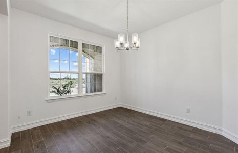 Elegant dining room*real home pictured