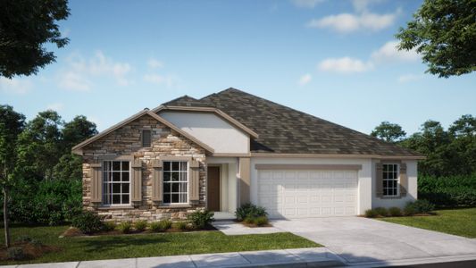 New construction Single-Family house 12218 Chastain St., Spring Hill, FL 34609 The Huntington- photo 0