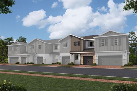 New construction Townhouse house 14742 Outfitter Street, Orlando, FL 32824 Santa Maria- photo