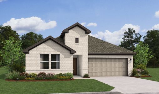 New construction Single-Family house Passionflower II, 120 Valley Ranch Trail, Dayton, TX 77535 - photo