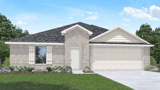 New construction Single-Family house 3117 Emerald Ocean Drive, Katy, TX 77493 Plan E40I (Horton-e)- photo 0