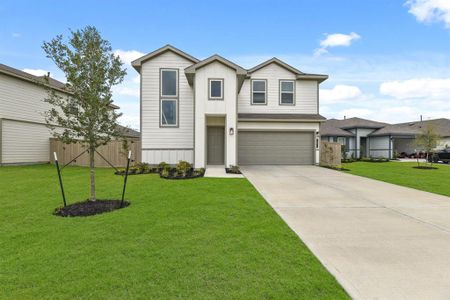 New construction Single-Family house 14816 Crimson Peak Lane, Splendora, TX 77372 Plan X35K- photo 0