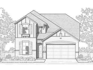 New construction Single-Family house 2525 Halter Drive, Aubrey, TX 76227 Griffith Plan- photo 0