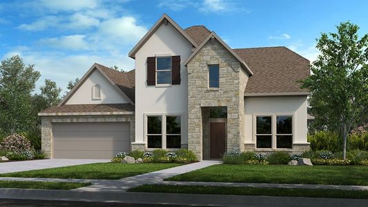 New construction Single-Family house Amber, 429 Windward View, Leander, TX 78641 - photo
