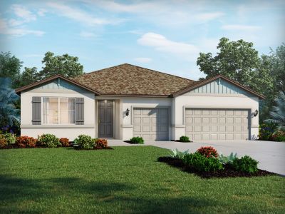 New construction Single-Family house 14006 Ginnie Springs Way, Parrish, FL 34219 Chesapeake- photo 0