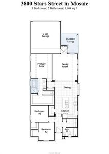 New construction Single-Family house 3800 Stars Street, Celina, TX 75078 Greyton Plan- photo