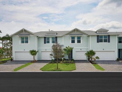 New construction Townhouse house 419 Salisbury Circle, Fort Pierce, FL 34949 Pompano- photo 0