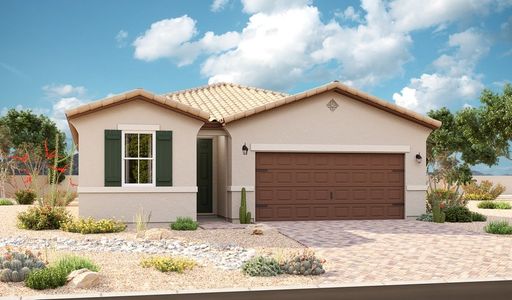 New construction Single-Family house 40140 W. Elm Drive, Maricopa, AZ 85138 Peridot- photo 0 0
