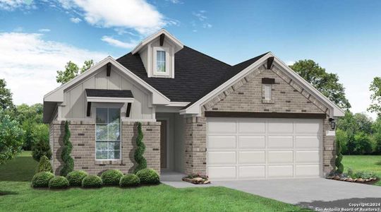 New construction Single-Family house 316 Foxtail Path, Cibolo, TX 78108 Liberty (1864-CV-35)- photo 0