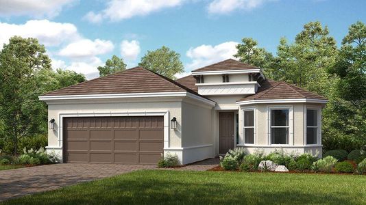 New construction Single-Family house 29646 Cassino Court, Wesley Chapel, FL 33545 Farnese- photo 0