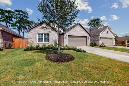 New construction Single-Family house 32327 Sunbeam Drive, Brookshire, TX 77423 Pizarro- photo 0