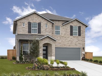 New construction Single-Family house 12139 Rushing Ridge Dr, Mont Belvieu, TX 77523 The Somerville (3L16)- photo 0
