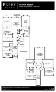New construction Single-Family house 1609 Chicot Lane, Van Alstyne, TX 75495 Design 3395W- photo 1 1