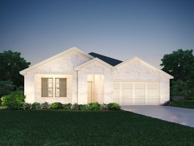 New construction Single-Family house 935 Main Street, Hutto, TX 78634 The Fitzhugh (C402)- photo 0