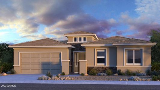 New construction Single-Family house 11002 E Tiburon Avenue, Mesa, AZ 85212 Bradshaw- photo 0