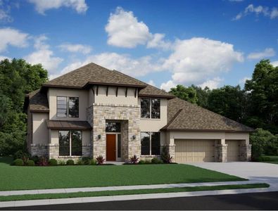 New construction Single-Family house 14106 Rocking Horse Court, Cypress, TX 77433 Casoria- photo 0 0